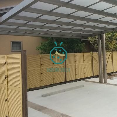 Parking Lot Plastic Bamboo Sticks Fencing Panels